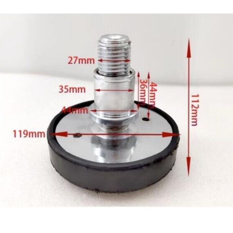 4pc 35mm Car Lift Pad Rubber Tray Heightening Feet Plus
