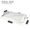 Large Non Slip Serving Tray with Handles, Silicone Gripping Nubs