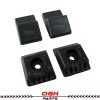 OGH Parts 4Pcs Black Trunk Stop Buffer A1247580044 For Mercedes