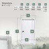 Vent Systems 10" x 20" Inch Lockable Metal Access Panel