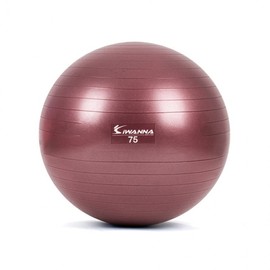 IWANNA Anti-Burst Pastel Exercise Ball 75cm Ruby Wine