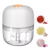MAMICOOKER Electric Garlic Chopper, Mini Portable Veggie Chopper, 250ML Garlic