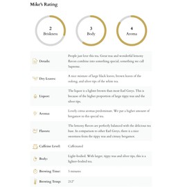 Harney & Sons Earl Grey Supreme Tea, Loose leaf 16 ounce (pack of 1)