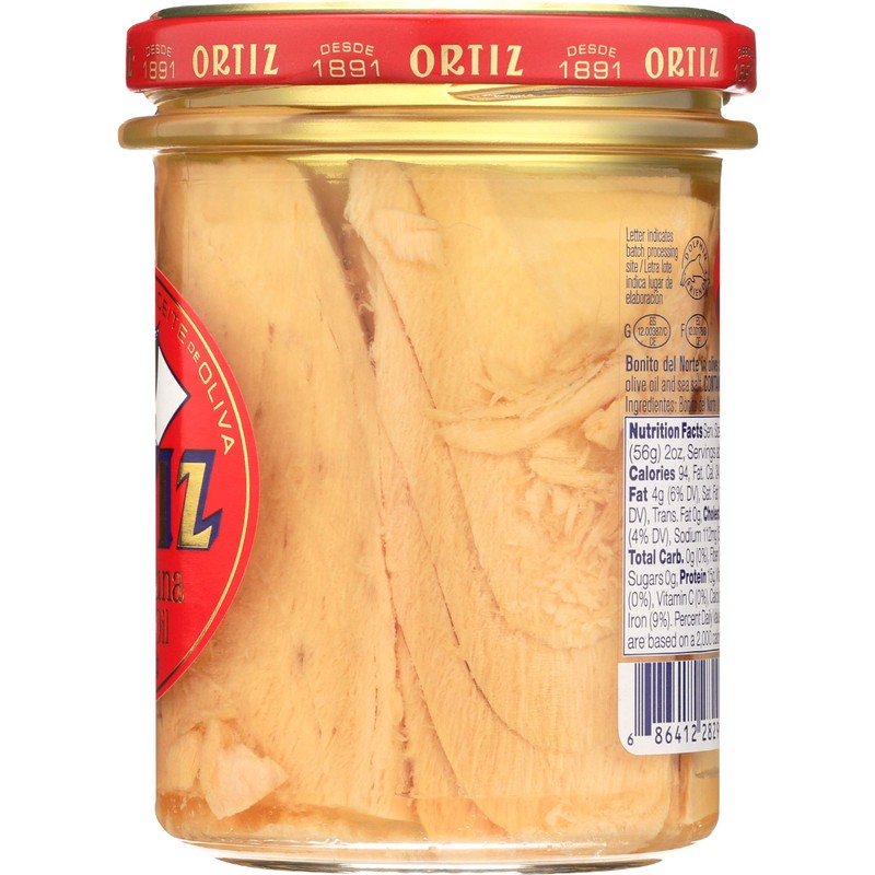 ORTIZ White Tuna In Olive Oil, 7.76 OZ