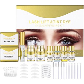 Kit de Pestañas Permanentes, Lash Lifting Kit con Permanente en Frío, Seguro y Rápido, Rizado de Larga Duración de 3 Meses, Imprescindible para el Salón en Casa, Adecuado para Todo Tipo de Pestañas