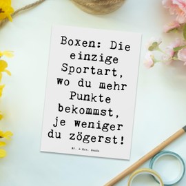 Mr. & Mrs. Panda Postcard Boxes Quick Decision Gift Success Sparring Dots Swimming Speed Invitation Postcards