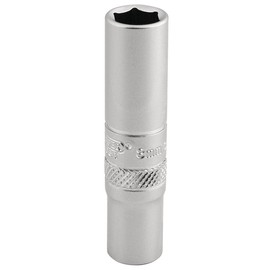 Draper 16528 1/4 Inch Square Drive 6 Point Metric Deep Socket, 8mm