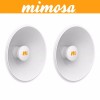 Mimosa N5-X20-2PACK 4.9-6.4GHz Modular Twist-on Dual-slant Antenna, 250mm Dish