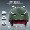 REKD Ultralite In-Mold Helmet Fully Certified with Adjustable Padding, For