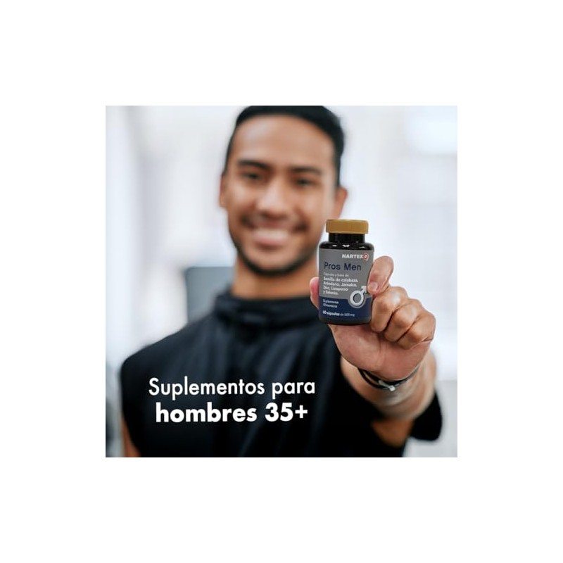Pros Men Cápsulas Suplemento Alimenticio Hombre Semilla Calabaza Arándano Zinc