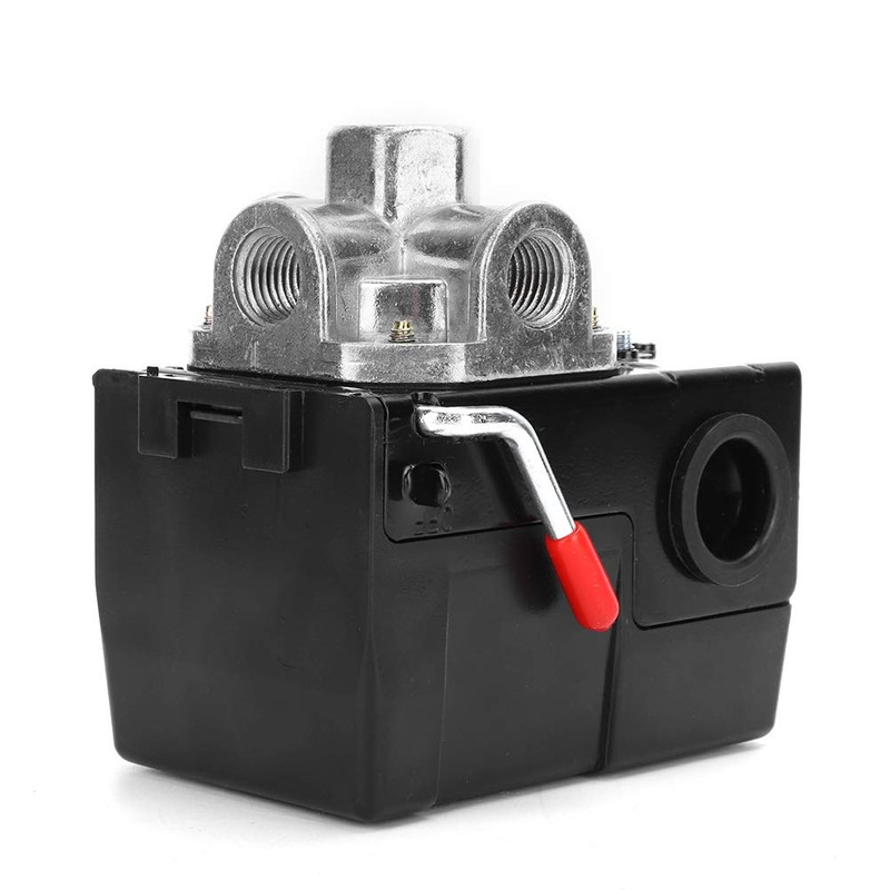 Válvula Reguladora de Presión Automática 4 Puertos G1/4 75-120 psi