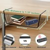 6 Pcs Undershelf Storage Basket Under Shelf Wire Basket Household