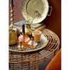Bloomingville Multi-Color Glass & Metal, Set of 4 Taper Holder,
