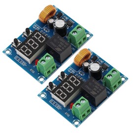 Heevhas XH-M609 DC 12V-36V Voltage Protection Module Low Voltage Disconnect Undervoltage Protection Board Low Voltage Discharge Protection Module Discharge Protection Isolator Switch (Pack of 2)