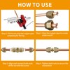 5/8-Inch AC Pipe Joint Connectors, Free Welding Brass Pipe Coupler