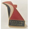 CARNIVAL CRUISE LINES HORIZON LAPEL HAT PIN AND PATCH