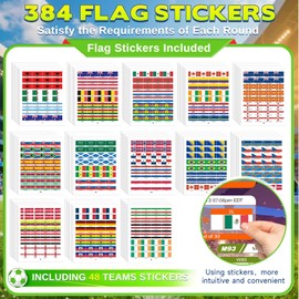 2026 World Soccer Tournament Extra Large Schedule Poster Set (43" x 32", 2-Pack)
