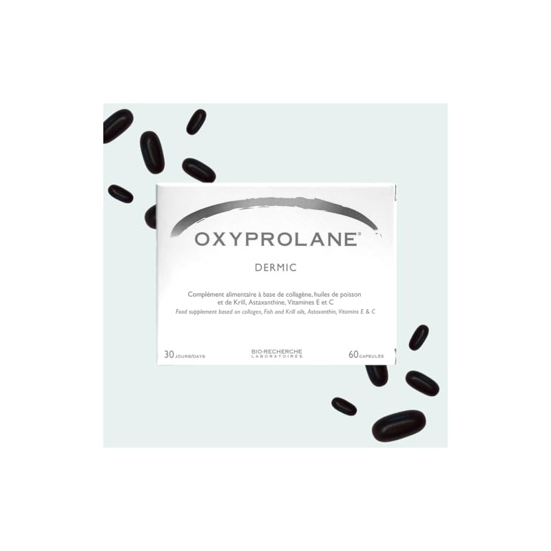 Oxyprolane 60 Capsulas Suplemento Alimenticio Omega 3, Omega6, Aminoacidos, Vitamina