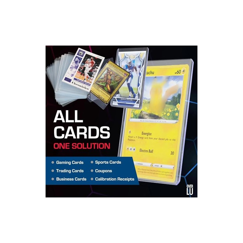Over Lu | 500pcs fundas para tarjetas, Protectores de Tarjetas