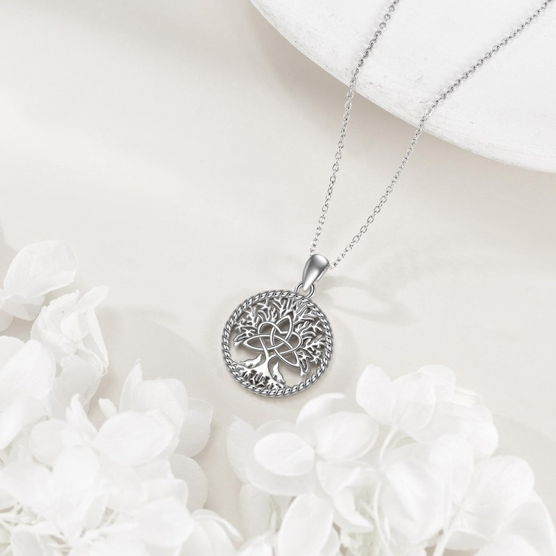 VONALA Tree of life Necklace Celtic Knot Tree of life