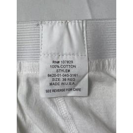 US MILITARY ISSUE / SURPLUS NEW US MILITARY MEN'S 38R DRAWERS PANTS LONG JOHNS BOTTOM COTTON THERMAL US MADE