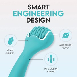 scarroller Scar Tissue Massager for Post-Surgery Recovery, Silicone Ice Massage for Post-Surgery Incision Swelling and Soreness, Joint Roller for Improved Range of Motion and Flexibility. Teal