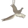 Pheasant necklace - Pheasant in flight pendant - Sterling Silver