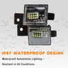 ZDEERAOTO LED License Plate Light for 2014-2023 Chevy Silverado GMC