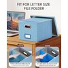 Oterri File Organizer, File Box, File Cabinet for Letter File