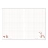 Gakken Staful Moomin Notebook with Cover, A6, Graph Ruled, Pink