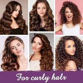 Karseell Crema Definidora de Rizos en Botella, 200 ml, Crema Leave-In Antifrizz para Cabello Ondulado, Rizado, Crespo y con Permanente | dejar en