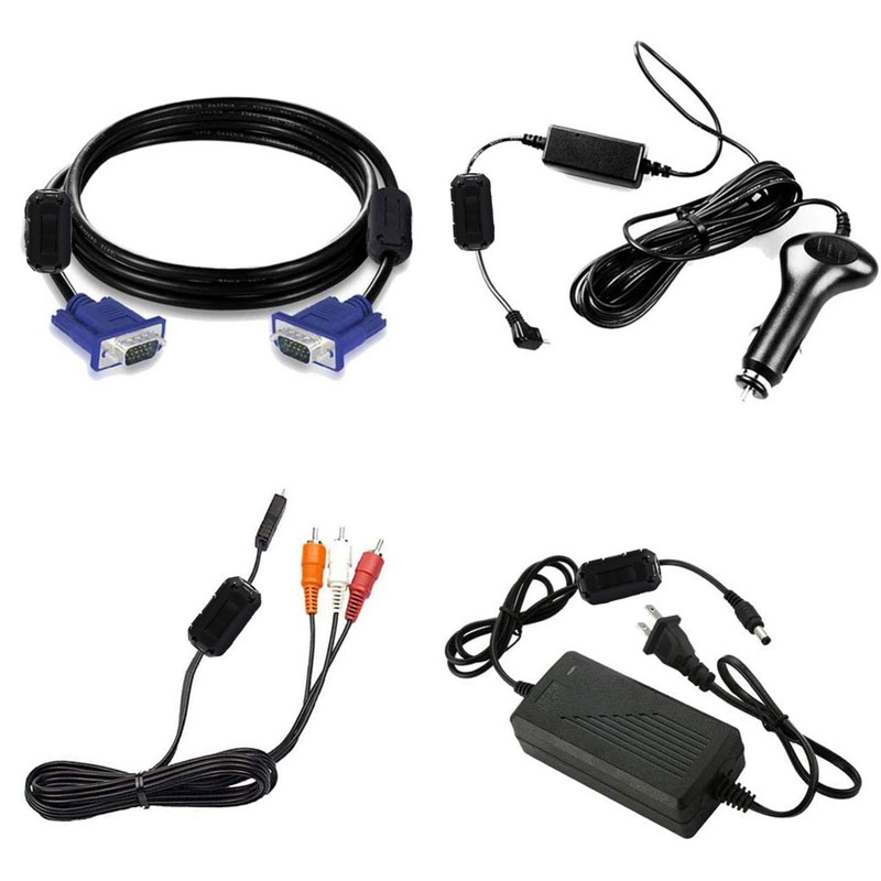 TEHAUX 20 Pack Ferrite Ring Filters Cable Noise Wraps Magnetic