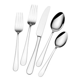 International Silver Lison 20-Piece Stainless Steel Flatware Set, Service for 4