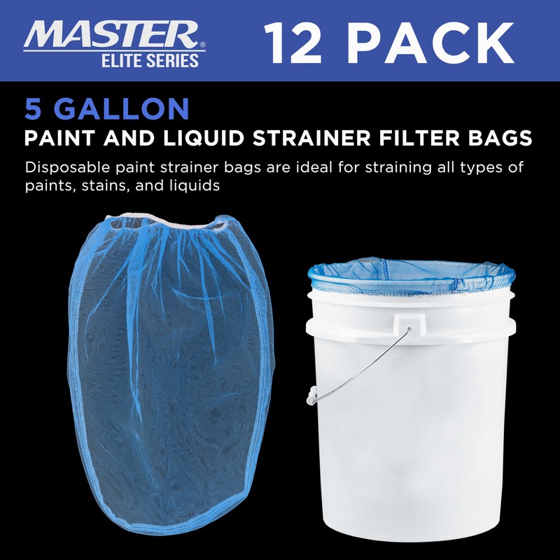 Master Elite 5 Gallon Paint & Liquid Strainer Filter Bag