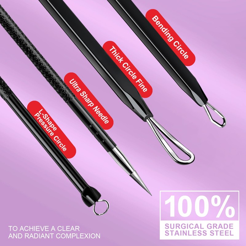 Teenitor Pimple Extractor Tool Comedone Extractor Acne Tool Blackhead Removal