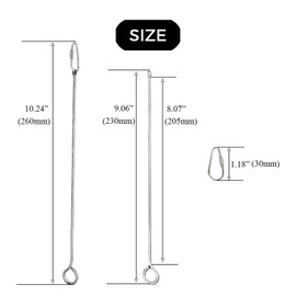 2pcs Bird Food Rack, Stainless Steel Rod for Parrot Feeder Easy to use, Cockatoo cage handling Tool, Hanging Foraging Bird Toys, Snack skewers