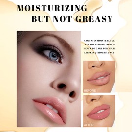 Joyeee Hydrating Lip Glow Oil, 6 Color Small Plumping Lip Oil Tinted for Teens Girls Birhtday Gift, Long Lasting, Non-Sticky and Lightweight Formula, Perfect for Any Occasion