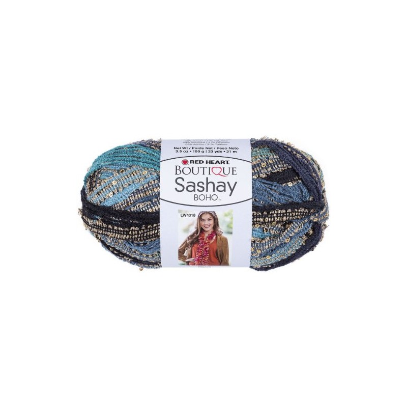 RED HEART Boutique Sashay Boho Yarn, Rendez-Vous