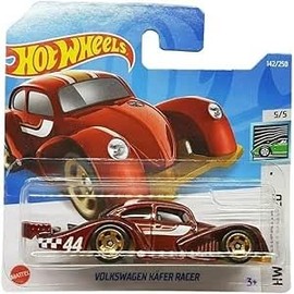 Hot Wheels - Volkswagen Beetle Racer - HW Contoured 5/5 - HCW48 - Short Card - VW Drag Racing - Mattel 2022