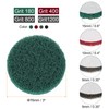 HARFINGTON 4pcs Scrubber Scouring Pads 180 400 800 1200 Grits
