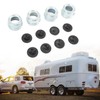 4 Set Trailer Hub Bearing Dust Caps Trailer Axle Dust