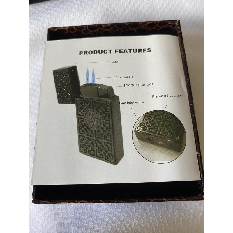 Rocky Patel Burn Double Jet Lighter - Hunter Green with