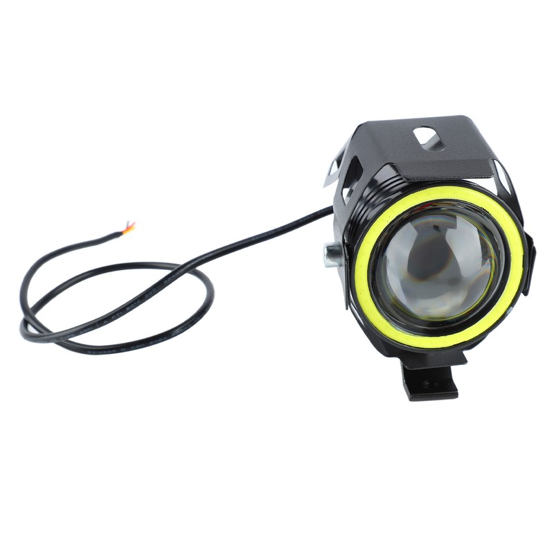 Projector Lens Motorcycle LED Headlight Front Extraposition Light Angel Eye