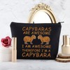 PLITI Capybara Gifts for Capybara Lovers Makeup Bag Capybaras are