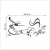DaraBaby Vinil Decorativo Cafeteria Cocina Estancia Amor X El Coffee