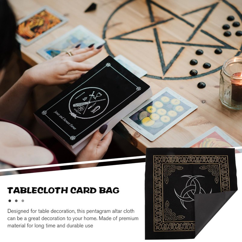 jojofuny Altar Tarot Cloth Divination Star Tablecloth Astrology Tapestry Wicca