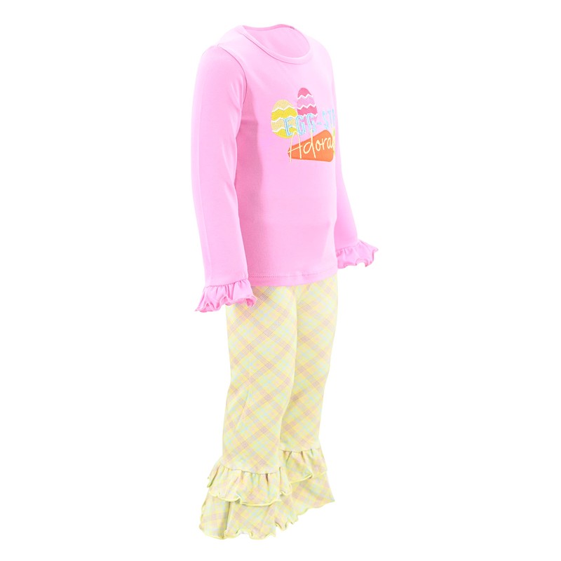 Unique Baby Eggstra Adorable traje de Pascua con volantes para