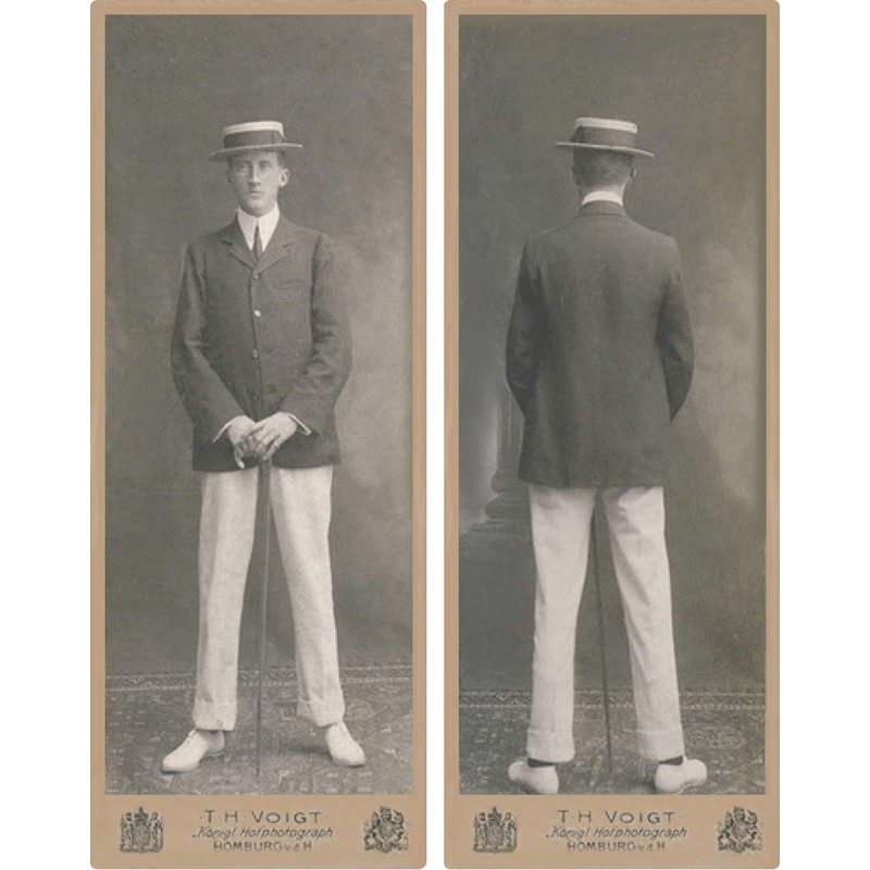 DASMARCA Max Natural with Black Brim Straw Retro Porkpie Summer