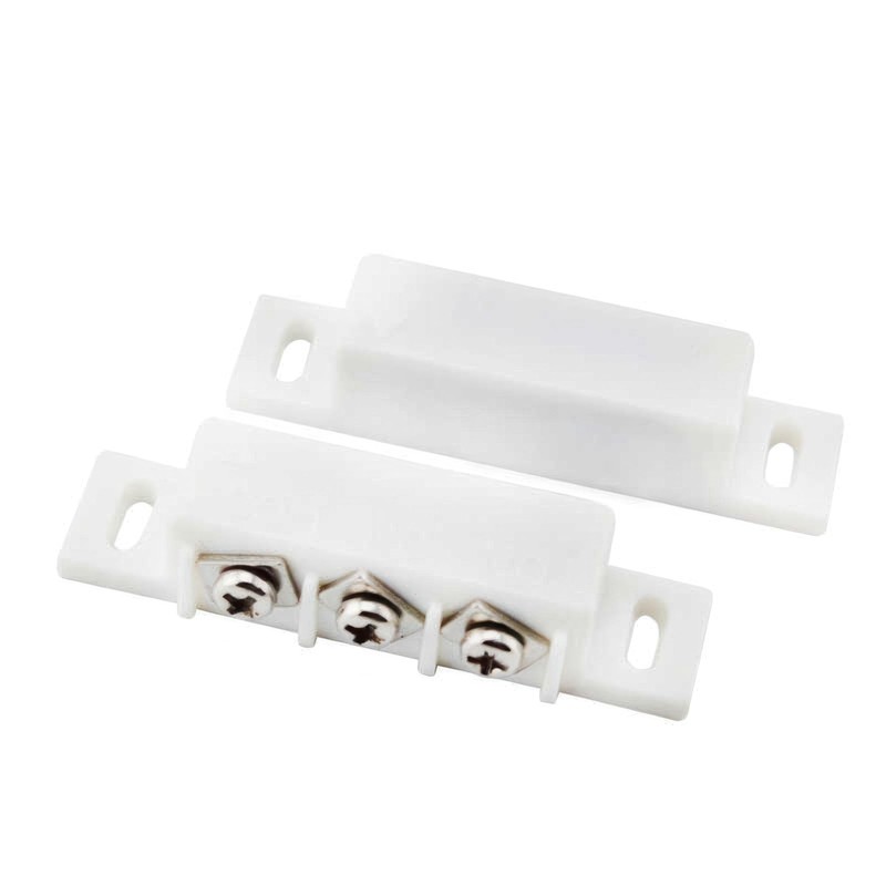 FOCMKEAS 2Pcs Magnetic Reed Switch Wired Surface Mount Normally Closed