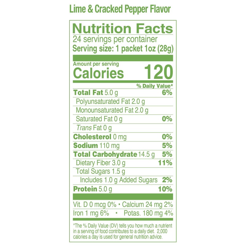 The Happy Snack Company Crunchy Chickpeas Lime & Cracked Pepper
